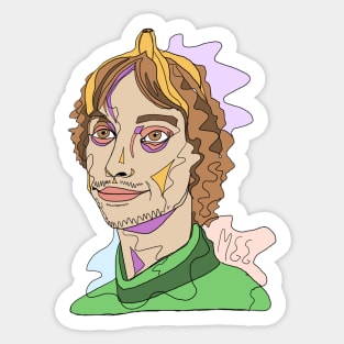 MGG Line Art Design Sticker